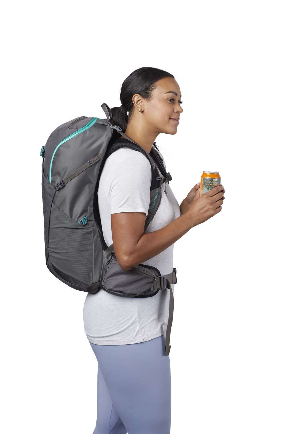 Hier sieht man den Gregory Jade Damen Rucksack wie er getragen aussieht