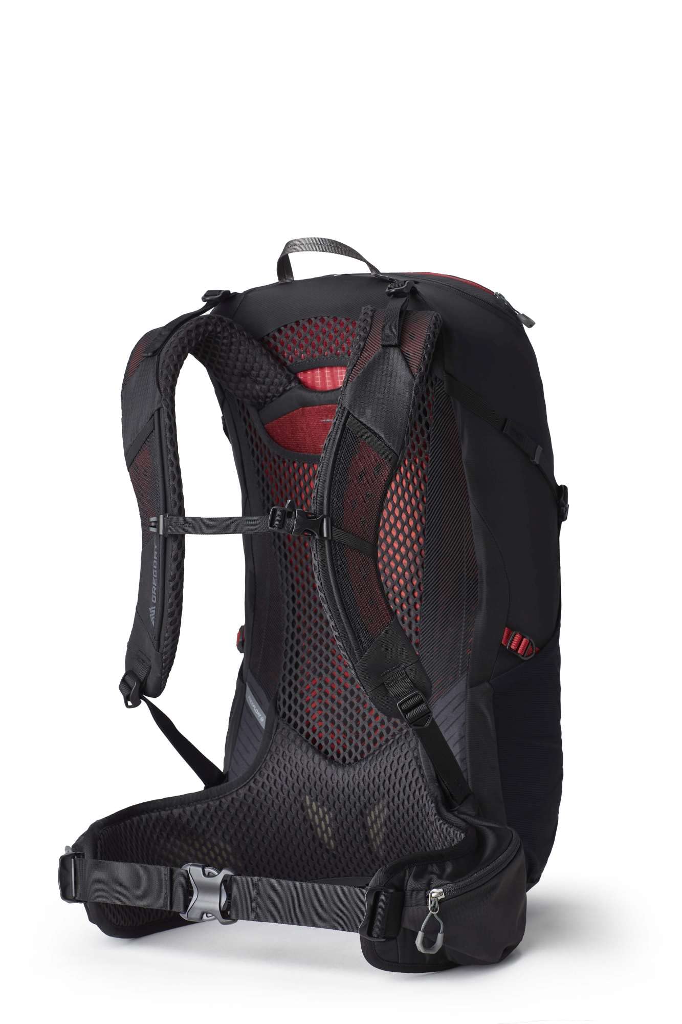 Der Gregory Zulu Rucksack in der Rückeansicht