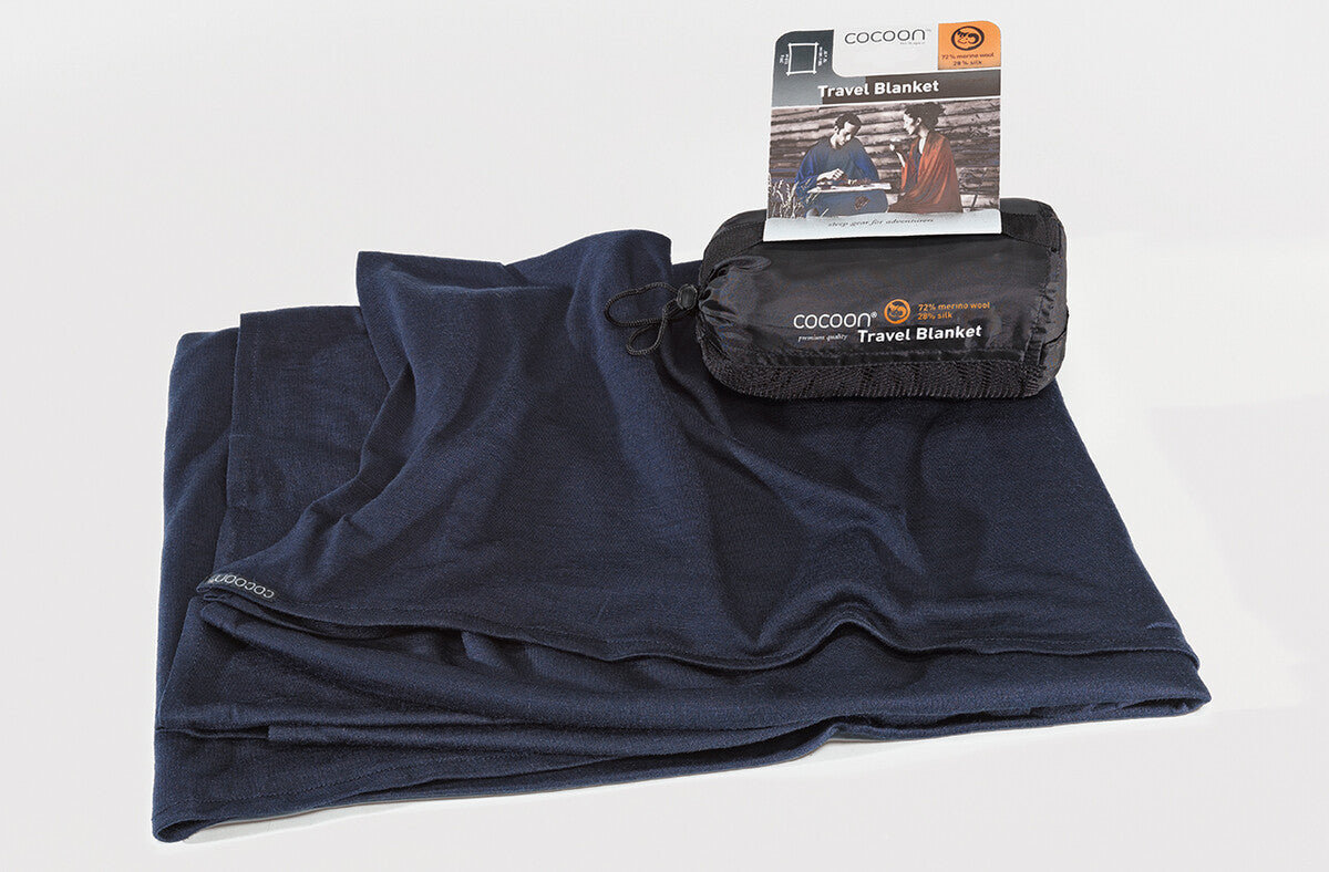 Cocoon Travel Blanket Reisedecke Merinowolle/Seide