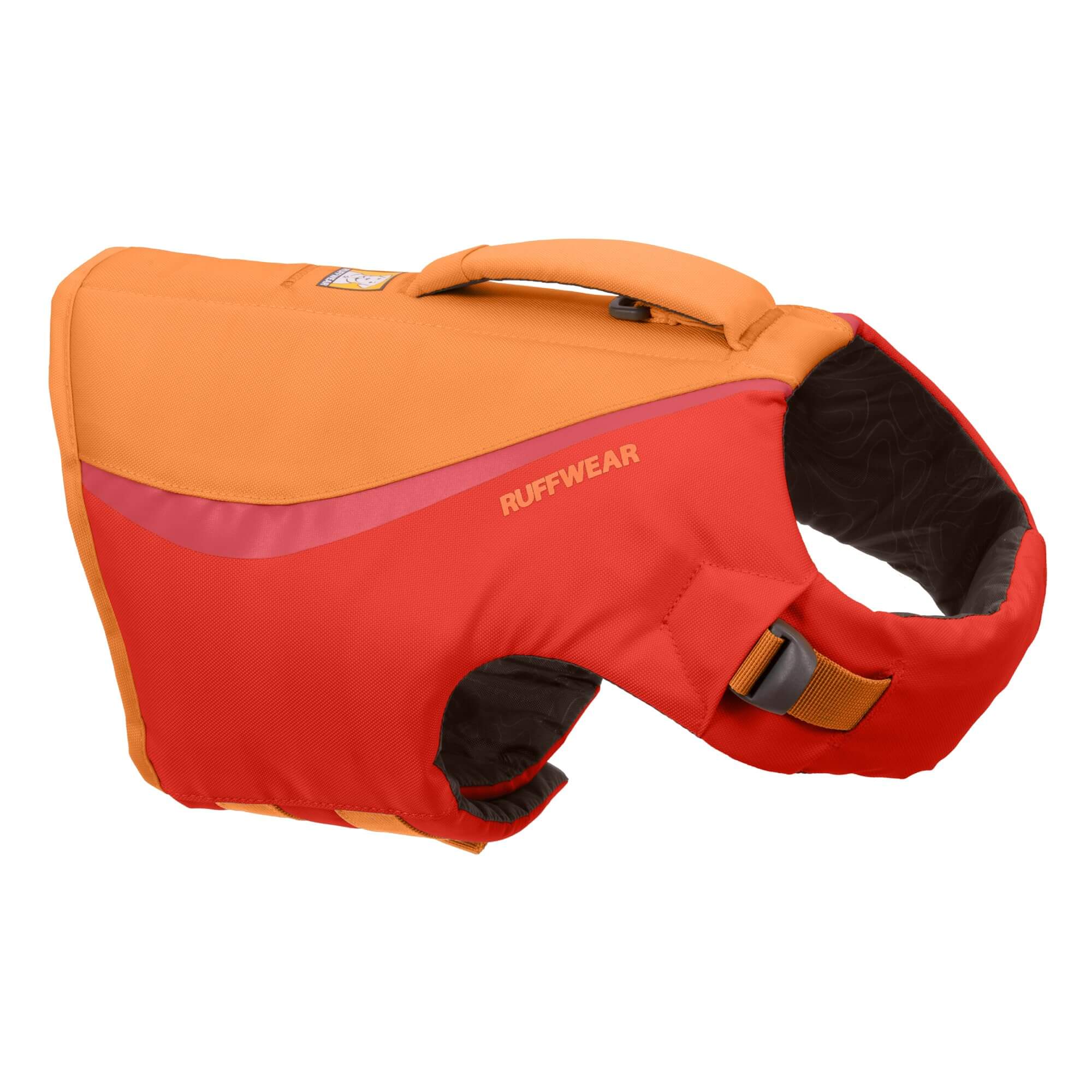 Ruffwear Float Coat Schwimmweste für Hunde in der Farbe Red Sumac, ideal für Outdoor Abenteuer mit deinem Vierbeiner