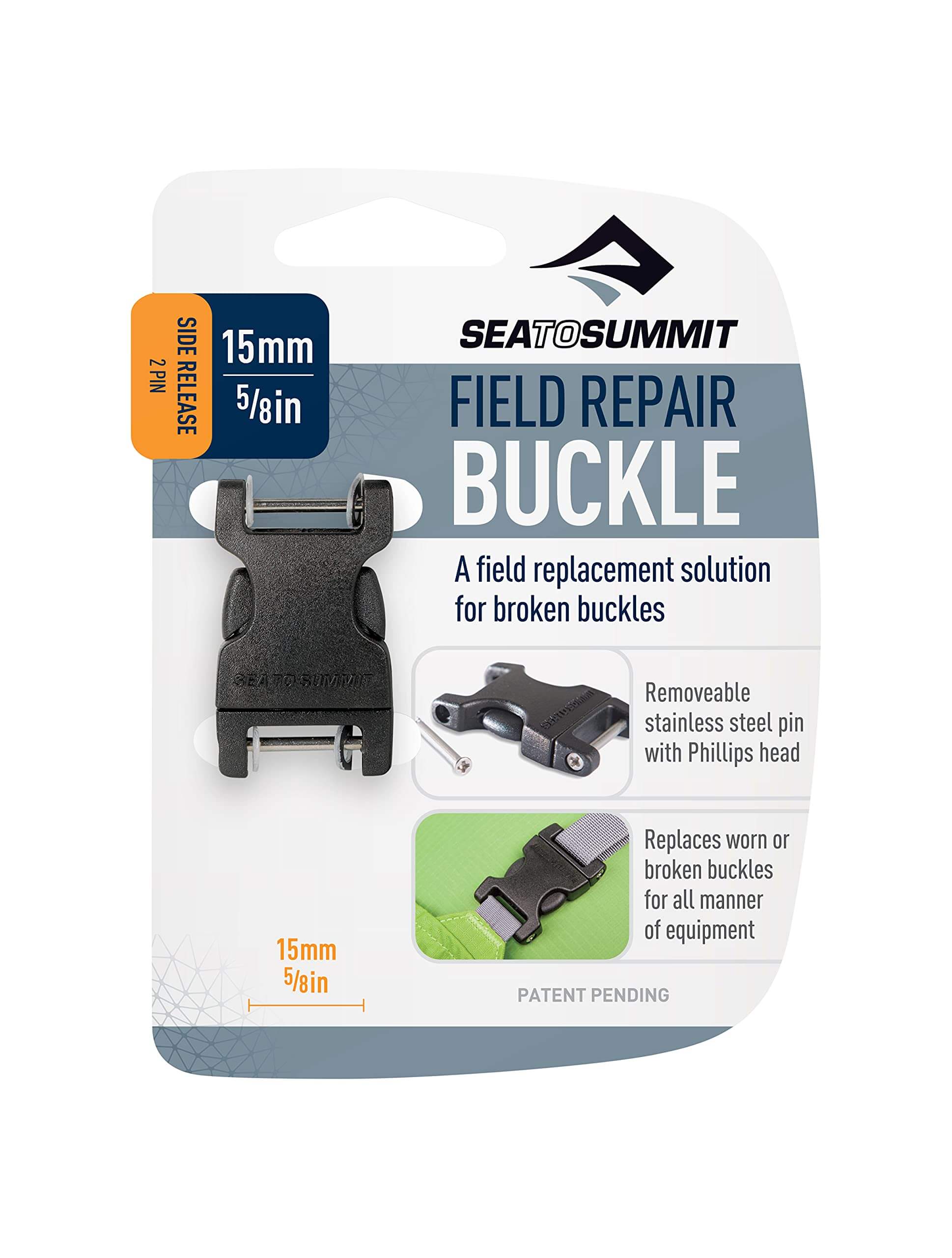 Reparaturschnalle – Sea to Summit – Field Repair Buckle – 15mm – Sea to Summit