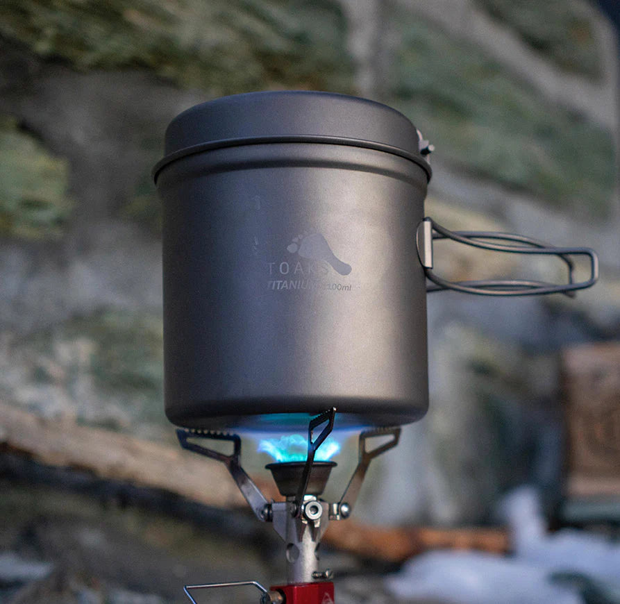 TOAKS Titanium Kochset aus Topf und Pfanne