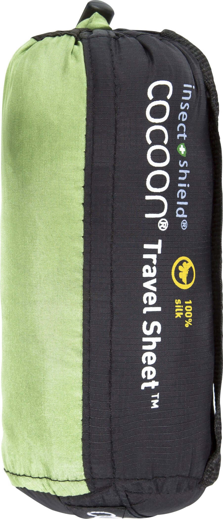 Der Packsack des Cocoon Insect Shield TravelSheet Seide - kleines Packmaß ideal für dein Outdoor Equipment