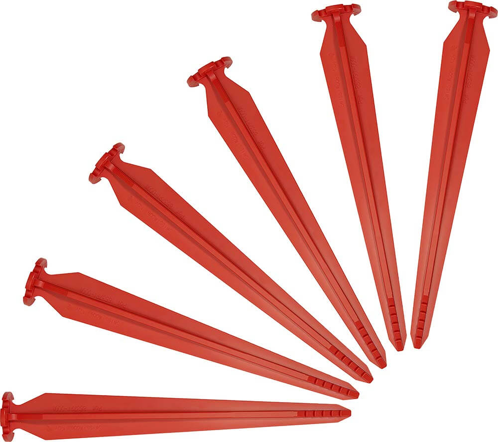 Die Zeltheringe – SwissPiranha – RT220 – 6er-Set im Detail fotografiert